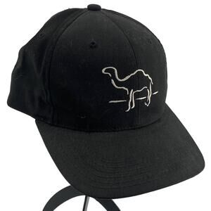 Vintage 90s Camel Cigarettes men Cap Black Snap Back adjustable Baseball Hat